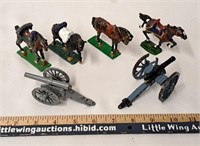 Vintage Lead Horses & Lead Cannons-Notes