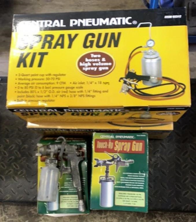 Paint Spray Gun Kits & Guns New in the Box