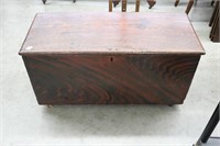 ANTIQUE BLANKET  BOX WITH INNER SMALL BOX