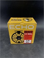 Echo Bravo 7-9 fly reel, new in box with nylon pou