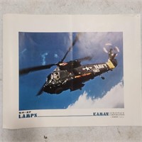 13" x 16" SH-2F Lamps Navy Poster