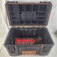 Rigid Toolbox w/Tools, 14" x 22" x 12" Tall, No