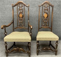 Two Vintage Jacobean Chairs