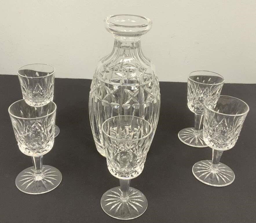 Waterford Decanter and Stems