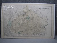1878 Ninth District Baltimore Map