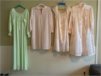 Vintage Miss Elaine Nightgown and Robe Set & more