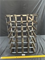 Metal & Wood Wine Rack