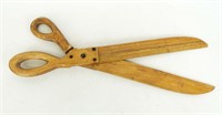 Pair Large Wooden Scissors