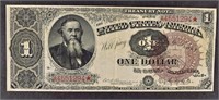 1890 $1 Treasury Note