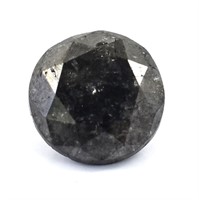 * .64ct Natural Black Diamond