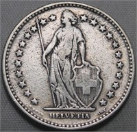 Switzerland 2 Francs  1928B