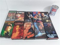 10 cassettes VHS dont Velocity Trap