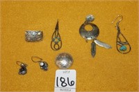 LOT OF MISC JEWELRY SOME STERLING