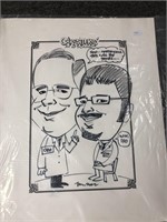 CEO and COO Caricature by TMA dated 2002