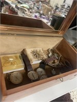 WATCHES AND JEWELRY AND BOX