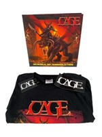 Cage Album T Shirt & Stickers