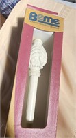 48-84" white curtain rod