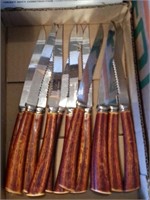 FORGE CRAFT STAINLESS STEEL STEAK KNIFE SET