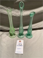 3 Footed Shrek Eared Vases