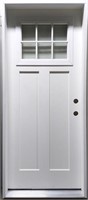 34" Wide Smooth Fiberglass Single Door