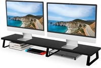 Large Dual Monitor Stand Riser