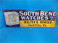 SOUTH BEND WATCH SIGN (27" X 9")