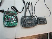 Small Purse & 2 Shoulder Strap Bags