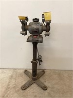 Craftsman Electric Grinder on Metal Stand