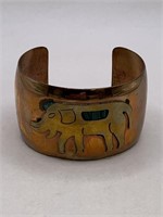 ELEPHANT COPPER CUFF BRACELET