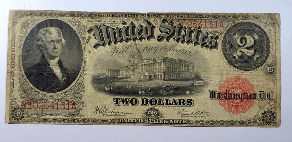 1917 $2 LEGAL TENDER NOTE