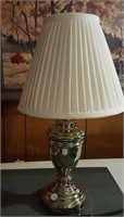 Small brass table lamp