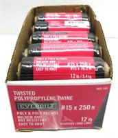 Twisted Polypropylene Twine - Black