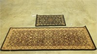 HALL Runner 2.8x7. 9 W/ SMALL AREA RUG