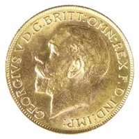 1928-SA Gold Sovereign Coin