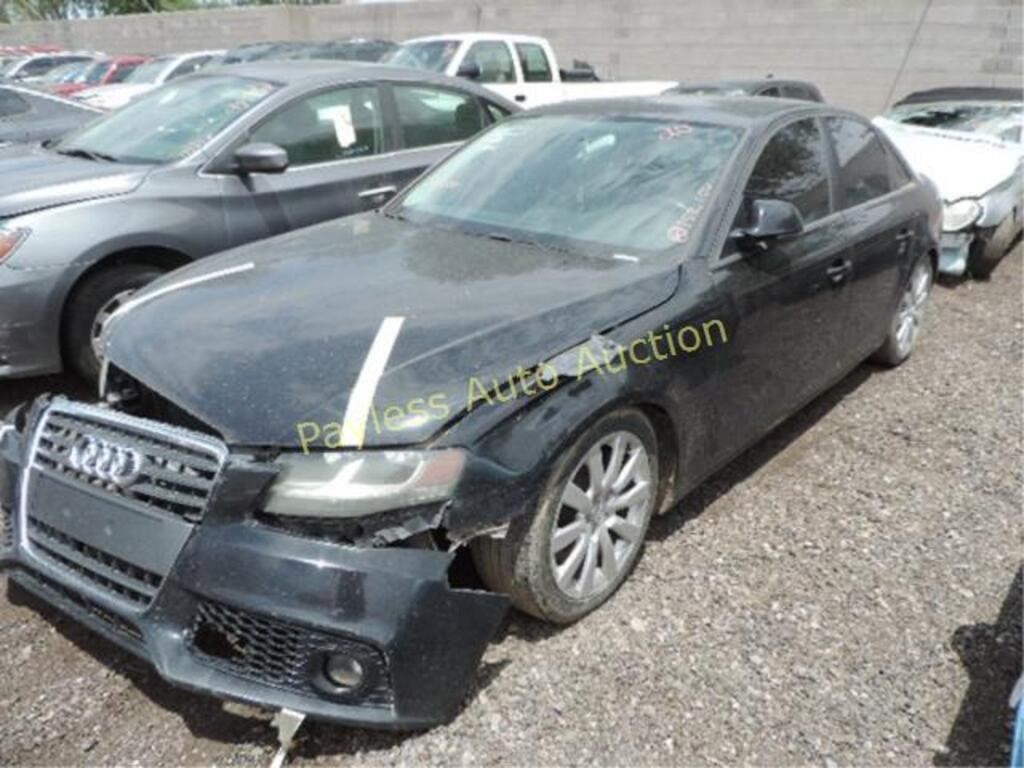 2009 Audi A4 WAULF78K99N037782 Black