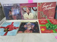 7 Vintage Christmas record albums