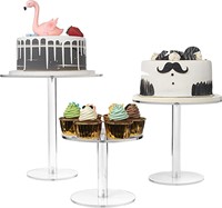 Set of 3 Acrylic Cake Stand Set for dessert table