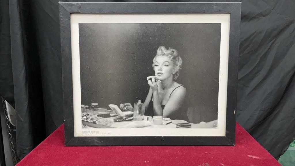 Marilyn Monroe Back Stage by Sam Shaw Art Print