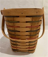 Tall Colorful Longaberger Basket