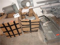 (2) BOXES ASSORTED DUCTING / SHEET METAL