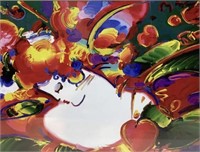 Peter Max “ Woman In Love” Print On Paper