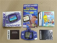 Gameboy Advance w/ Box Booklets, Video Game