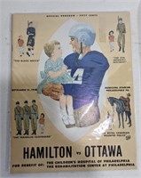 1958 CFL Football Program