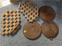 Decorative Hot Serving Dish Coasters  (Living