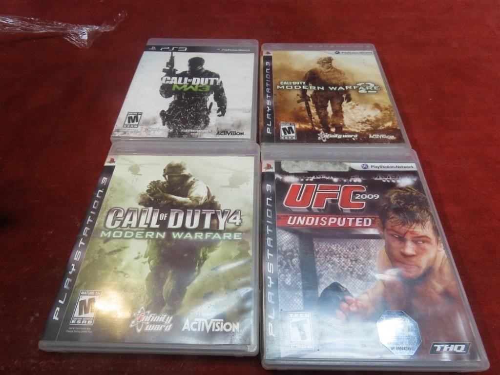 (4)PS3 games.