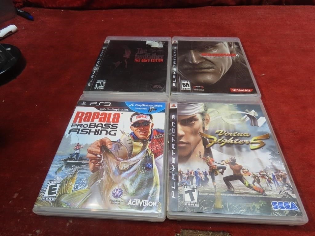 (4)PS3 games.