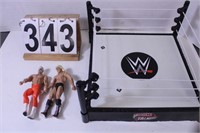 Wrestling Ring With 2 Figures