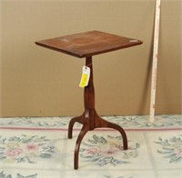 Shaker Style Cherry Square Top Candlestand