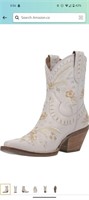 Dingo women's, primrose boot white, 8.5