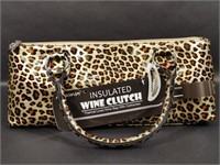 Primeware Insulated Wine Clutch Leopard Print